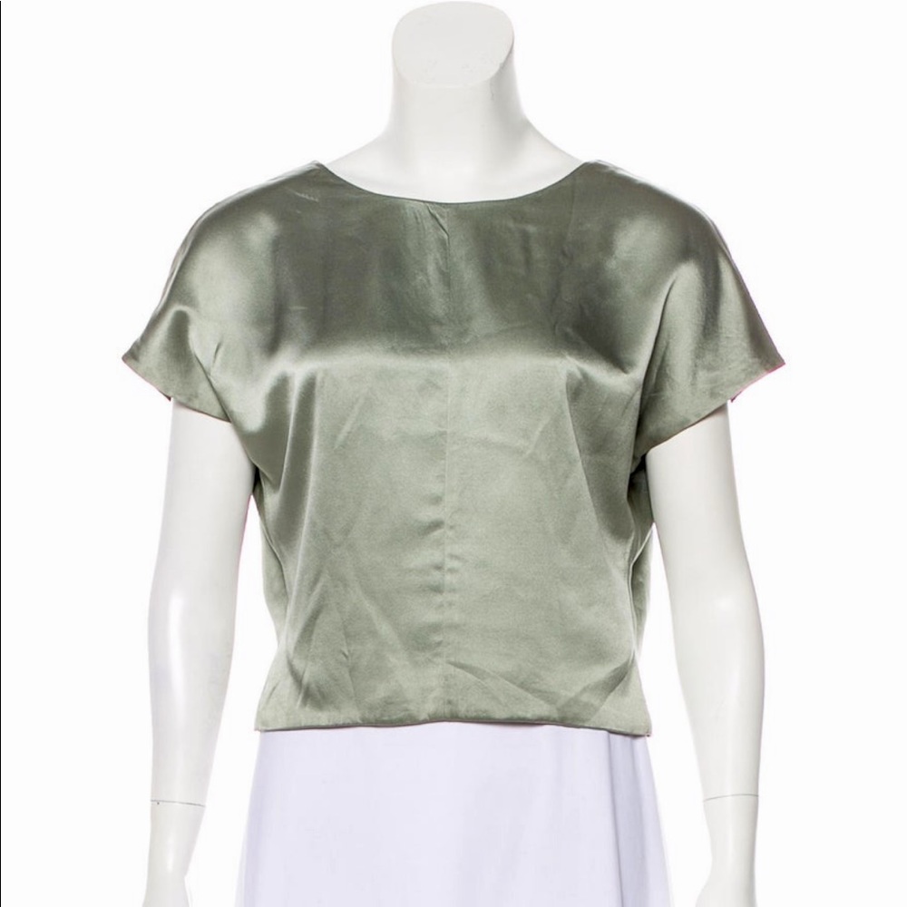 Balenciaga 100% silk top